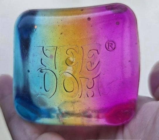 Nee Doh Nice Cube Sensory Stress Relief Toy RAINBOW