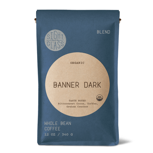 Banner Dark Blend — Organic Coffee (12 oz, Whole Bean)