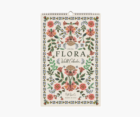 2026 Flora Wall Calendar