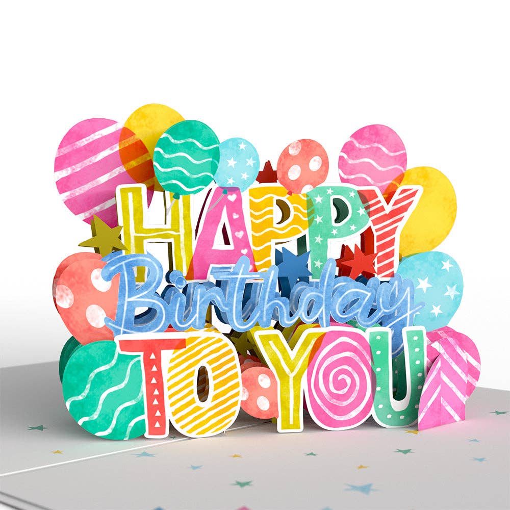 Lovepop Cards - Let's Celebrate Birthday Pop-up Card, 5x7" Birthday Cards