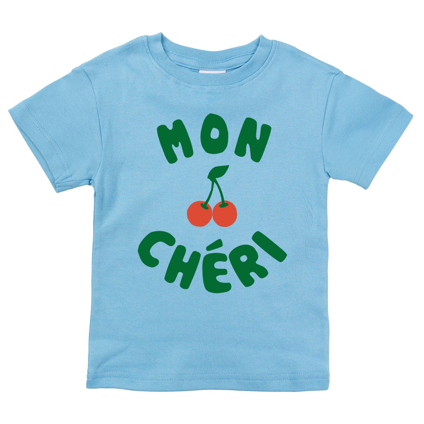 Mon Cheri French Cherry Baby Toddler Organic Graphic T-Shirt