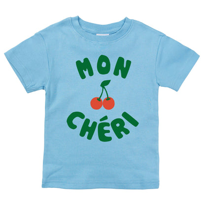 Mon Cheri French Cherry Baby Toddler Organic Graphic T-Shirt