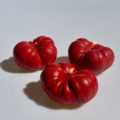Heirloom Tomato Candle — Tomato Leaf Scent, 100% Soy (Hand-Poured)