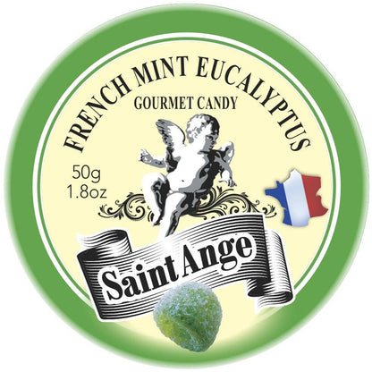 Pastilles Saint-Ange — Traditional Candies 100% French (Gum Arabic • Mint • Eucalyptus)
