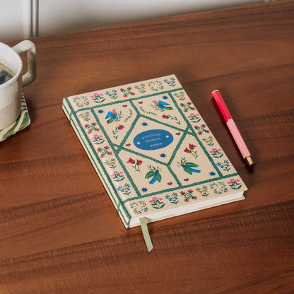 Guided Wellness Journal — A5 Hardcover (Quilted Daydream)