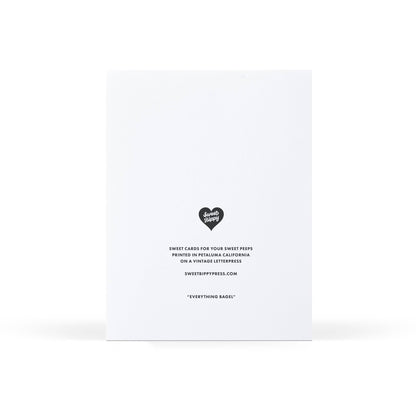 Everything Bagel Greeting Card