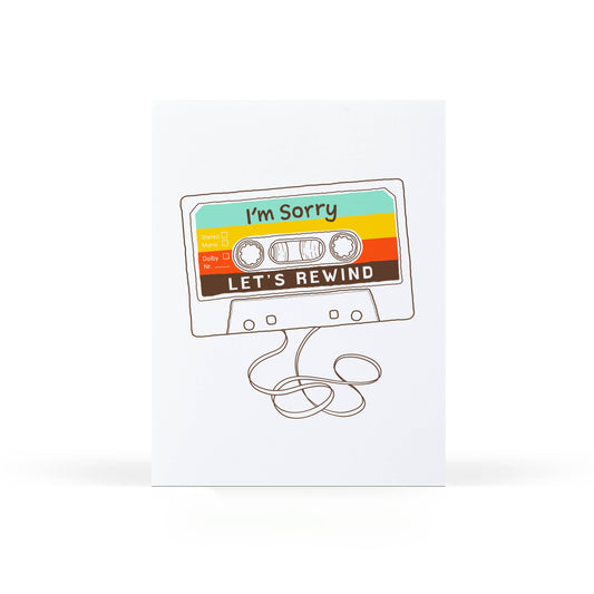 Let's Rewind Greeting Card