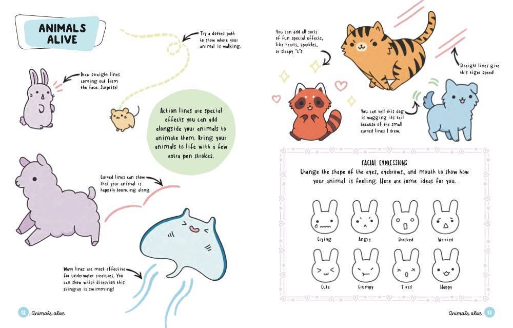 How to Draw Cute Animals — Angela Nguyen