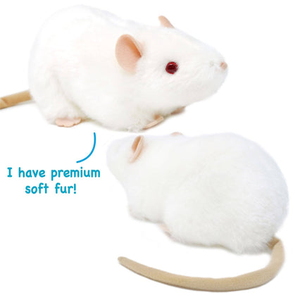 Wylie the White Rat — 7" Stuffed Animal Plush