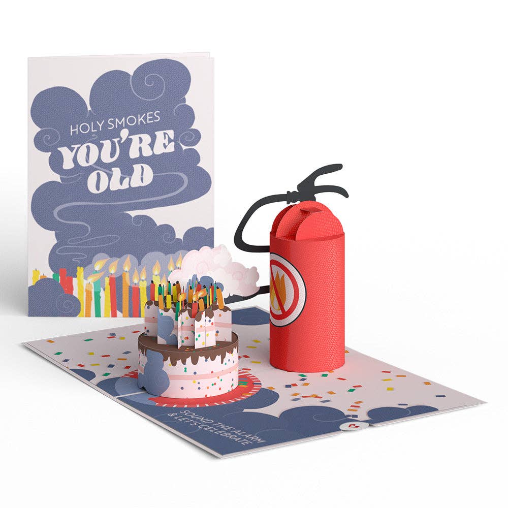 Lovepop Cards - Holy Smokes You're Old Birthday Card, 5x7" Birthday Cards