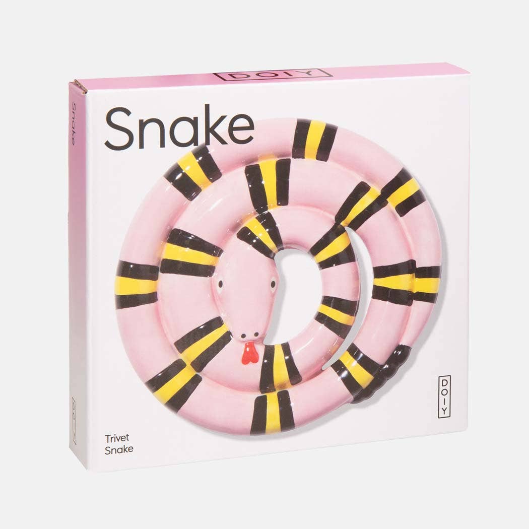 Pink Snake Trivet