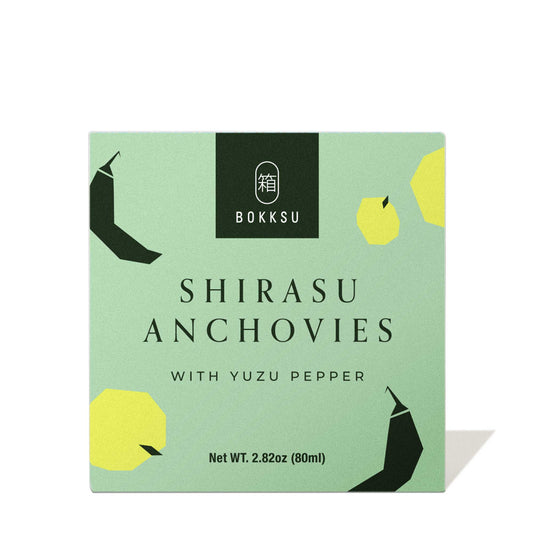 Japanese Shirasu Anchovies with Yuzu Pepper