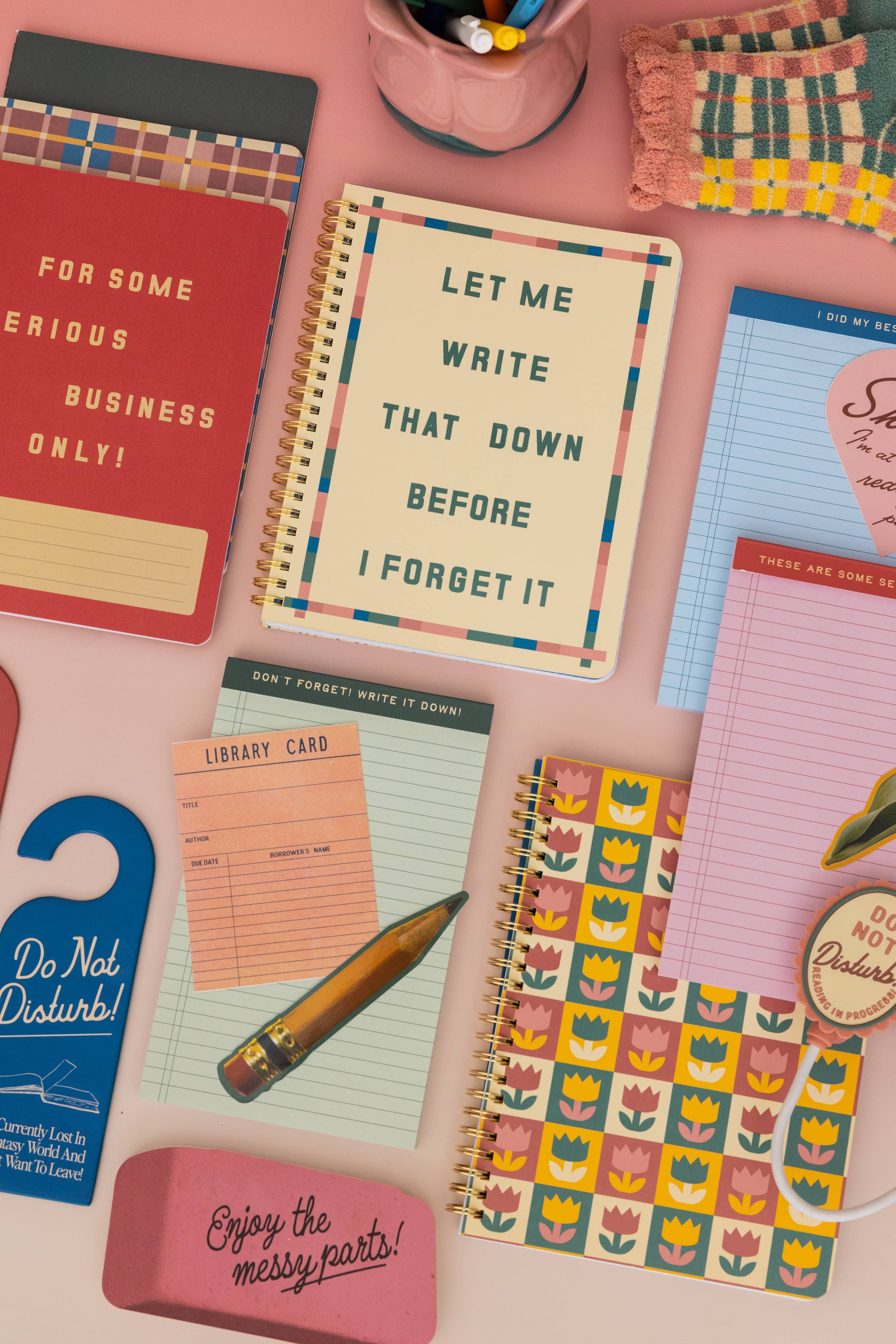 Mini Legal Pad Set, Serious Notes