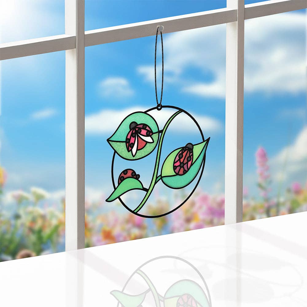 Lovepop Cards - Small Things with Big Meaning Ladybug Suncatcher Card 5x7"