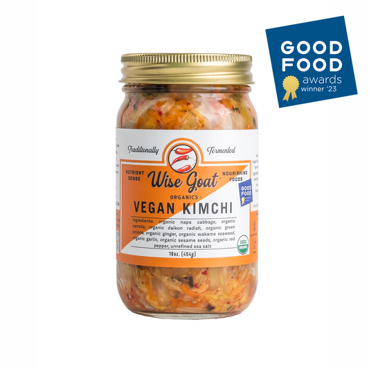 Vegan Kimchi — Raw, Probiotic & Micro-Batch Fermented