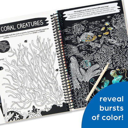 Scratch-Off Hidden Pictures — Mysterious Ocean Puzzles