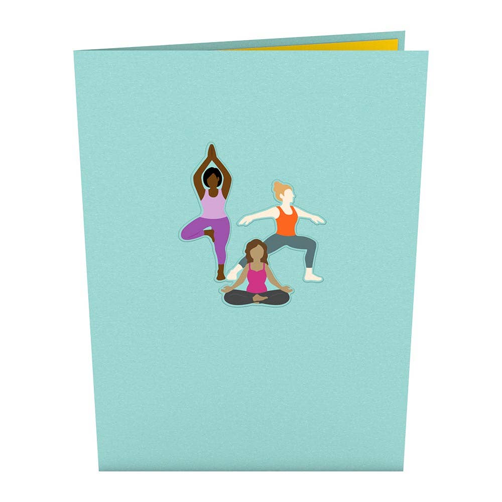 Lovepop Cards - Yoga Poses Pop-Up Card 5x7" (-62%)