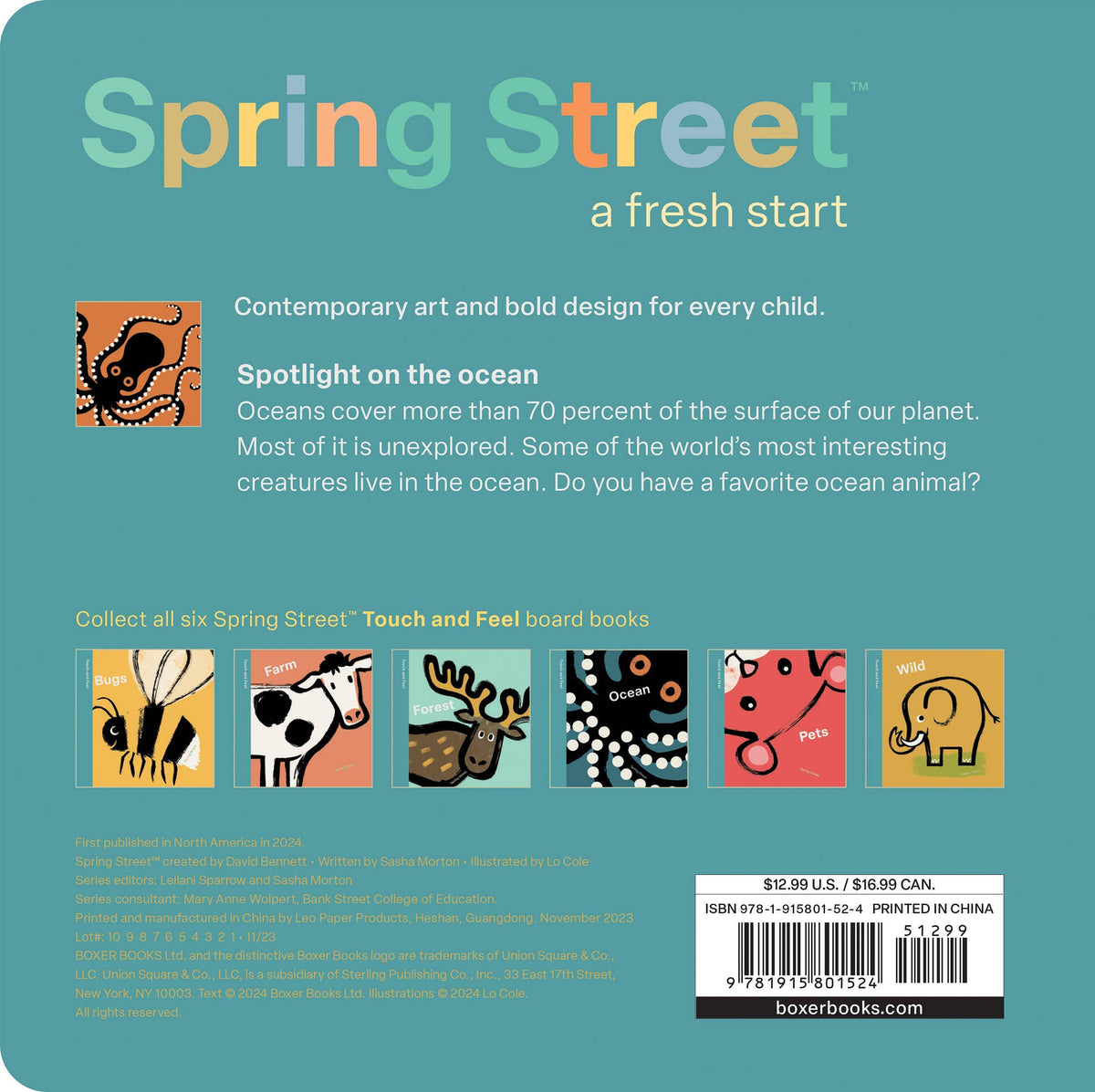 Hachette Book Group - Spring Street Touch and Feel: Ocean