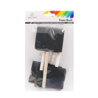 Sponge Brush, Square, 4-ct