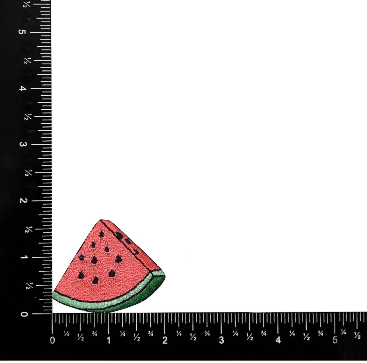 Watermelon Slice - Pink - Fruit - Iron on Patch