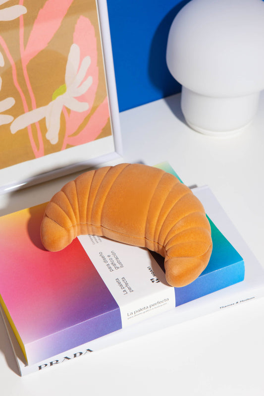 Croissant Velvet Storage Box