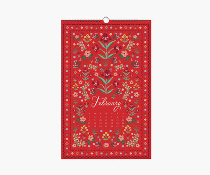 2026 Flora Wall Calendar