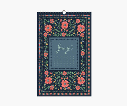 2026 Flora Wall Calendar