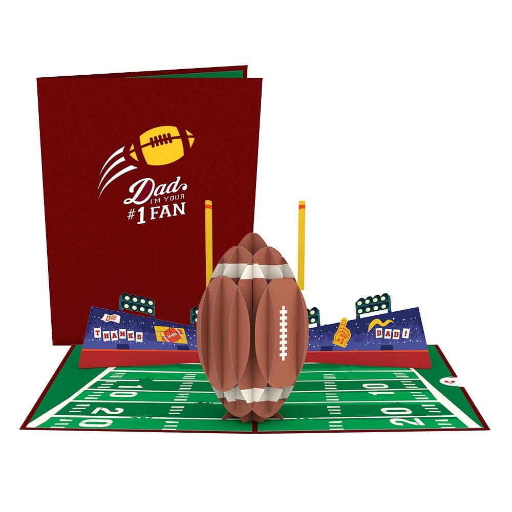 Lovepop Cards - Dad's Touchdown Pop-Up Card 5x7" (-62%)