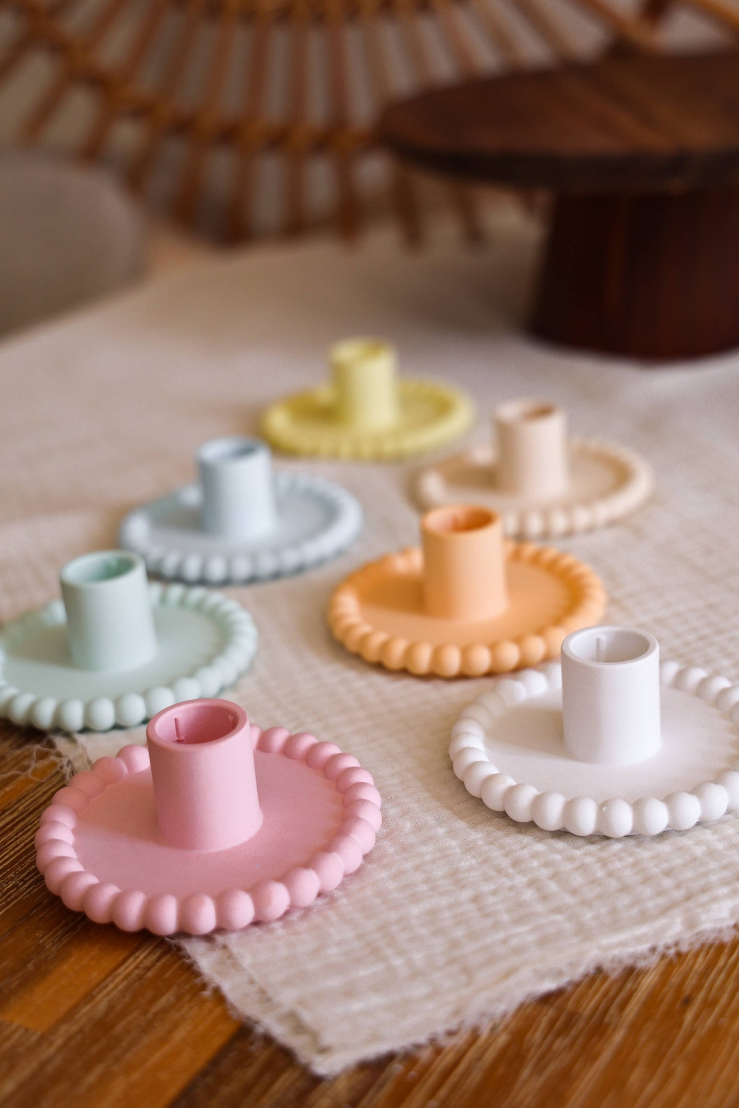 Bubble candle holder large - handmade