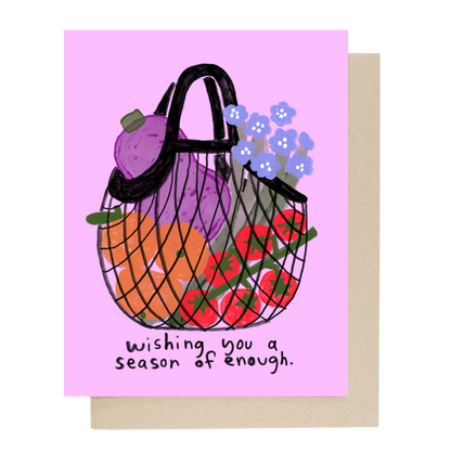 Season of Enough Card - Case Pack of 6 Cards