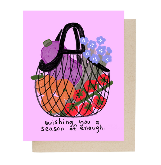 Season of Enough Card - Case Pack of 6 Cards