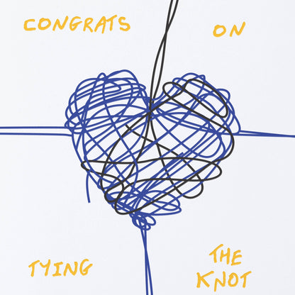 Congrats on Tying the Knot Greeting Card