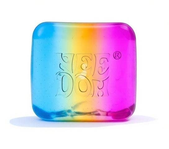 Nee Doh Nice Cube Sensory Stress Relief Toy RAINBOW