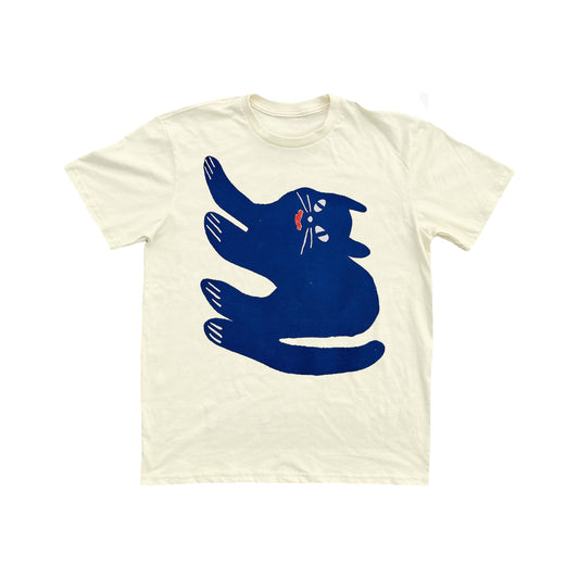 Odin The Cat - Unisex Graphic Tee - Cream