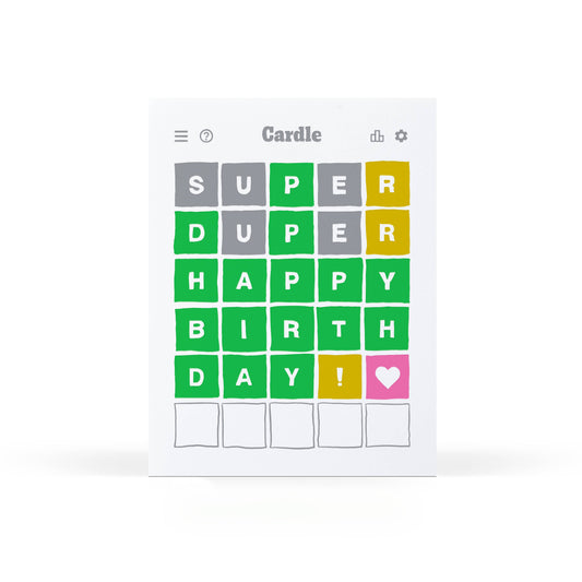 Birthday Cardle Greeting Card