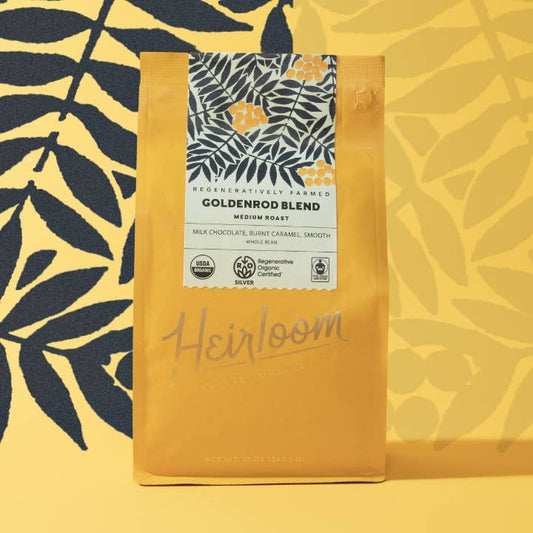 Goldenrod — Medium Roast Coffee (12 oz, Whole Bean)