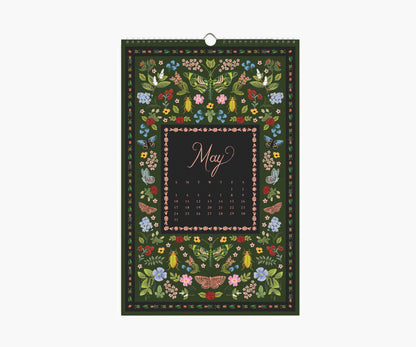 2026 Flora Wall Calendar