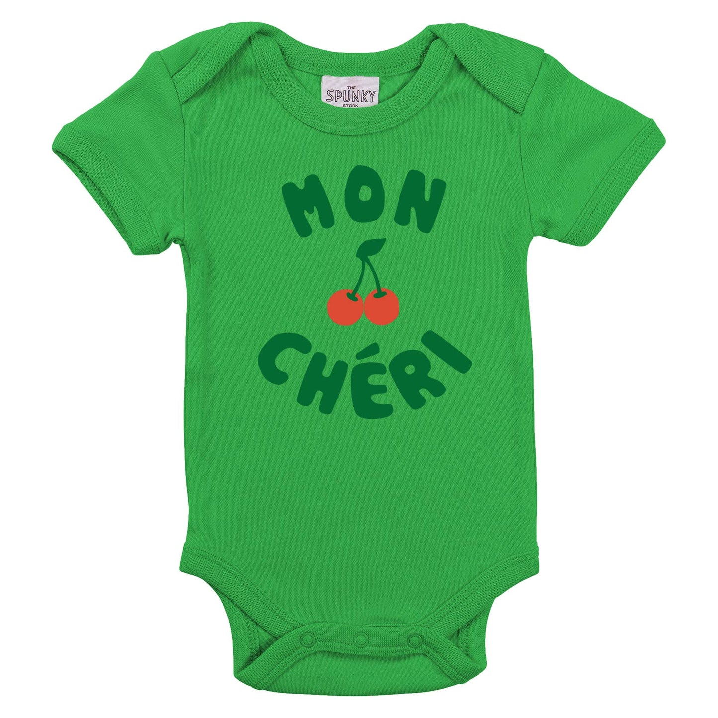 Mon Cheri French Cherry Baby Toddler Organic Graphic T-Shirt