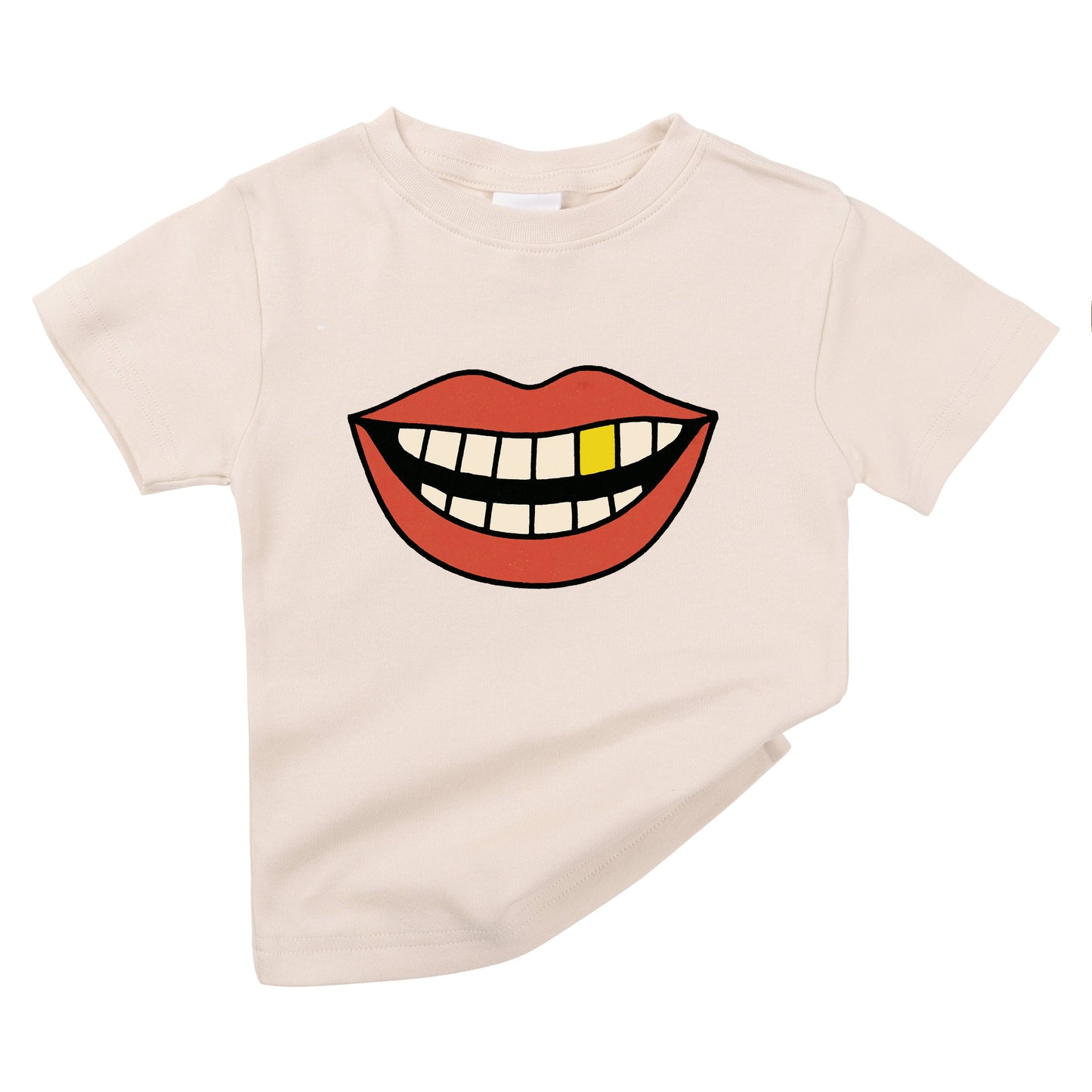 Gold Tooth Grin Organic Kids Tee — Bold, Mischievous & 100% Fun ✨🦷