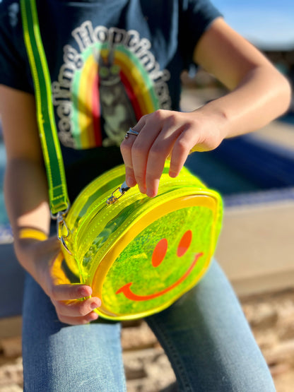 Jelly Handbag - Yellow Smiley Face 🙂