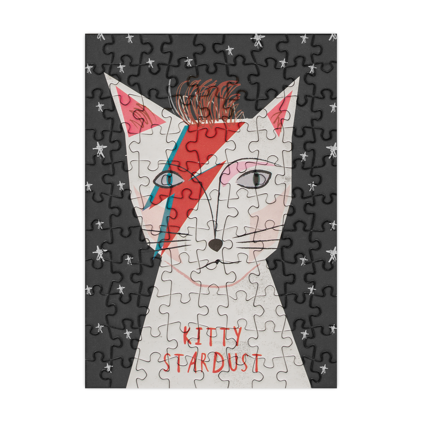 Happily Puzzles - Kitty Stardust - 99 Piece Mini Cat Jigsaw Puzzle