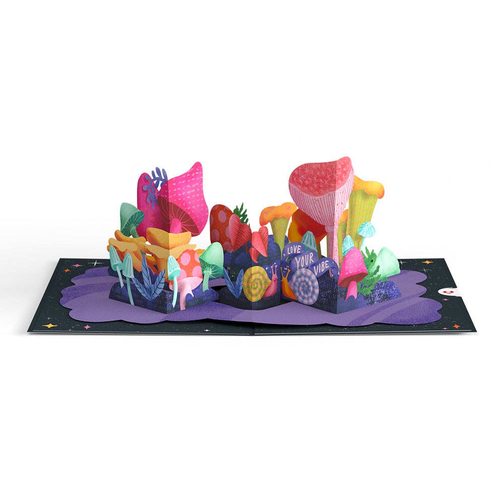 Lovepop Cards - Together We are Magic Mushrooms 5''x7'' Card, Pop-Up Cards