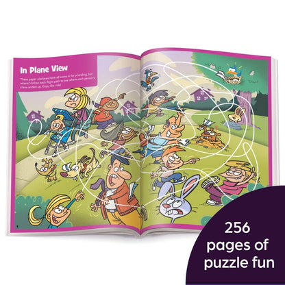 Jumbo Mazes for Kids — 175+ Puzzles (Ages 6–9) • 256 Pages