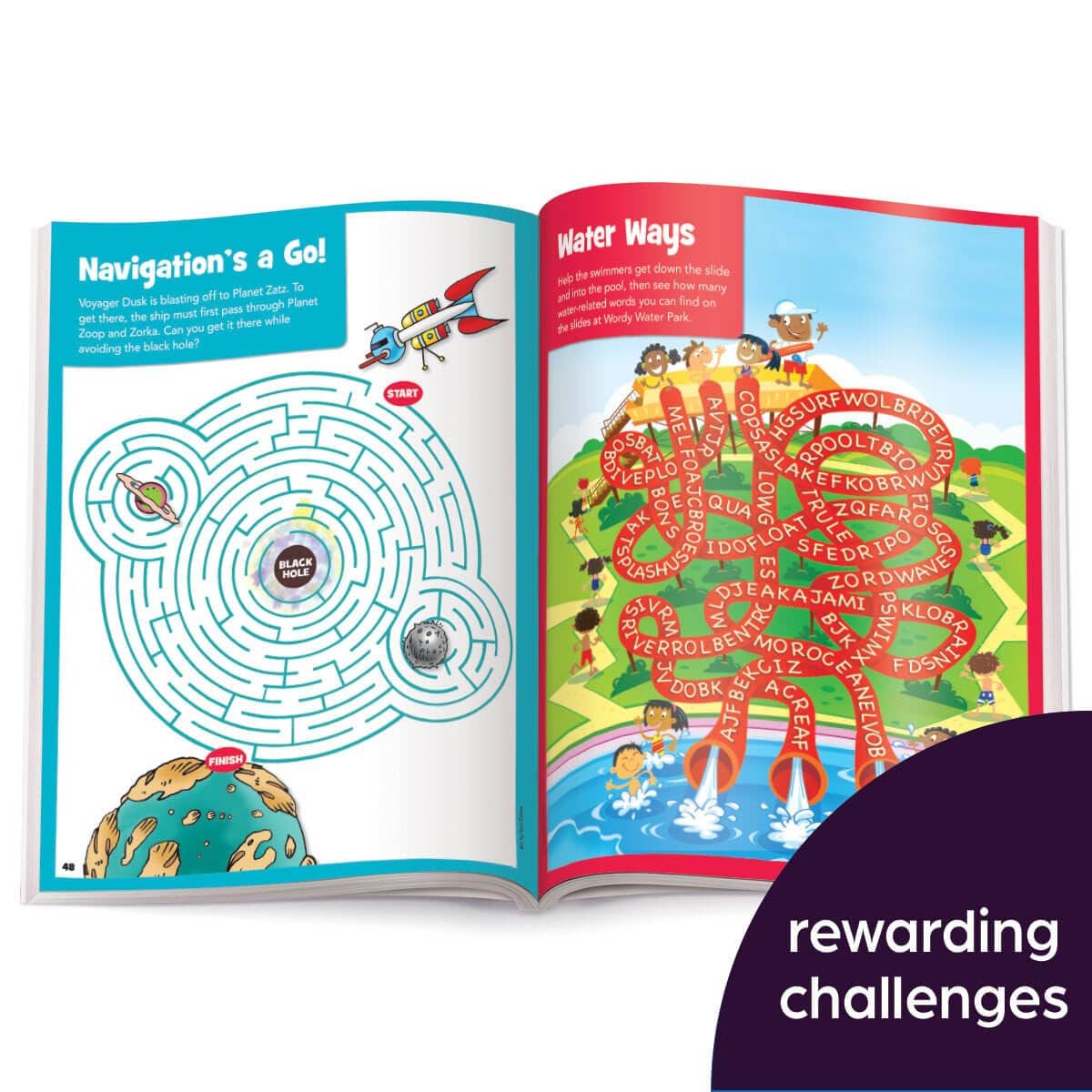 Jumbo Mazes for Kids — 175+ Puzzles (Ages 6–9) • 256 Pages