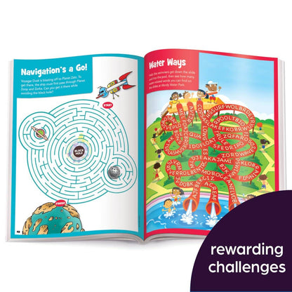 Jumbo Mazes for Kids — 175+ Puzzles (Ages 6–9) • 256 Pages