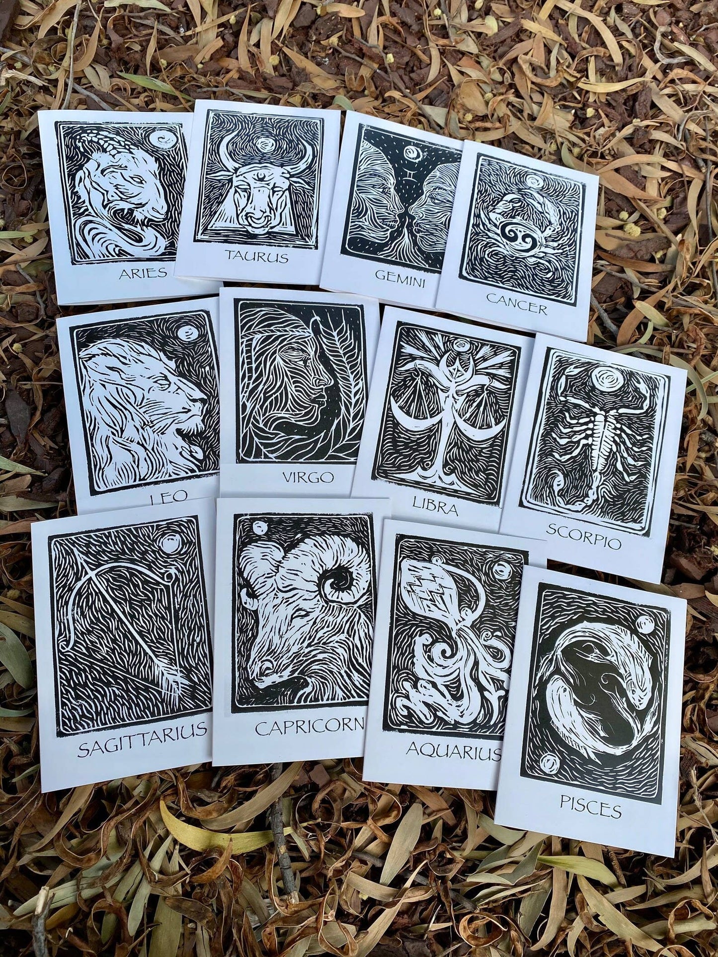 Zodiac Card - 4"x6" Greeting Cards