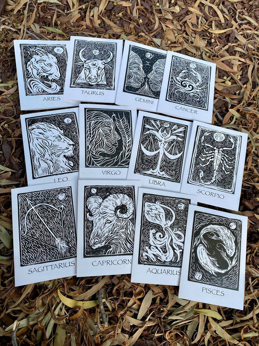Zodiac Card - 4"x6" Greeting Cards