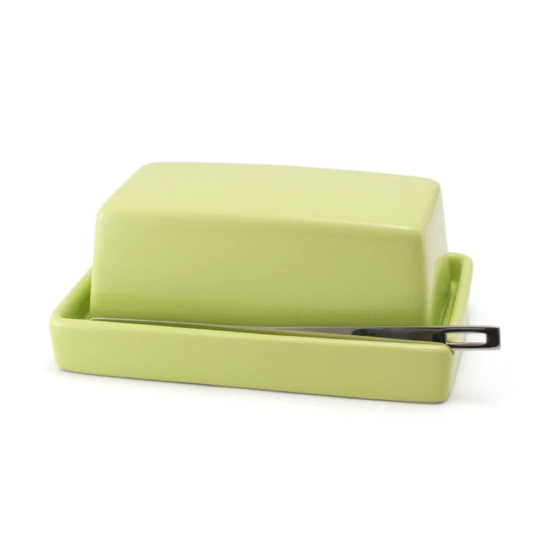 BEE HOUSE Butter Dish with s.s.butter knife - Kiwi