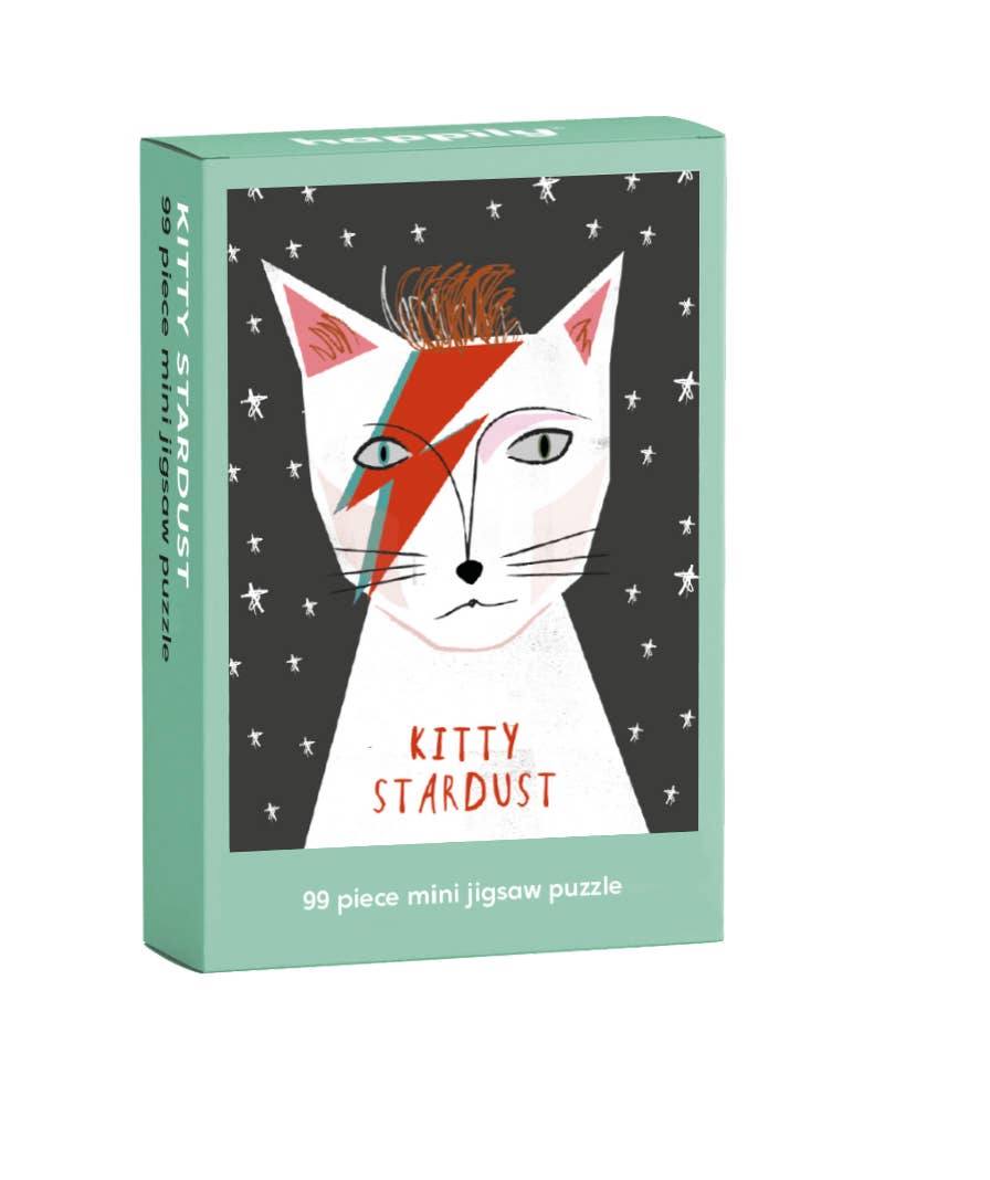 Happily Puzzles - Kitty Stardust - 99 Piece Mini Cat Jigsaw Puzzle