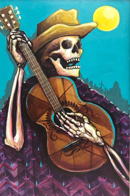 "El Musico" - Print by Chris Granillo